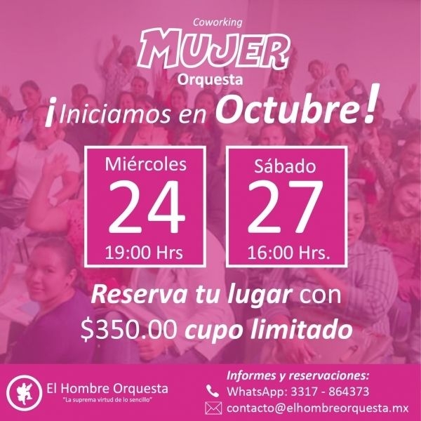 Capacitación Coworking Mujer Orquesta