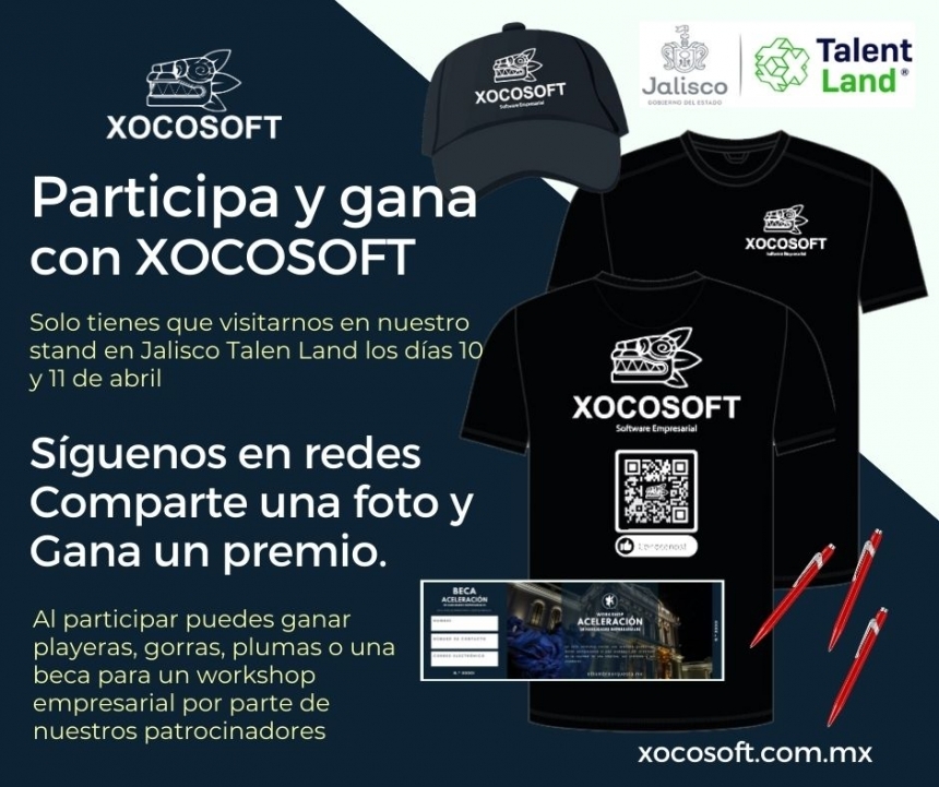 Gana con Xocosoft en Talent