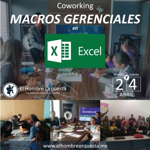 COWORKING MACROS GERENCIALES EN EXCEL